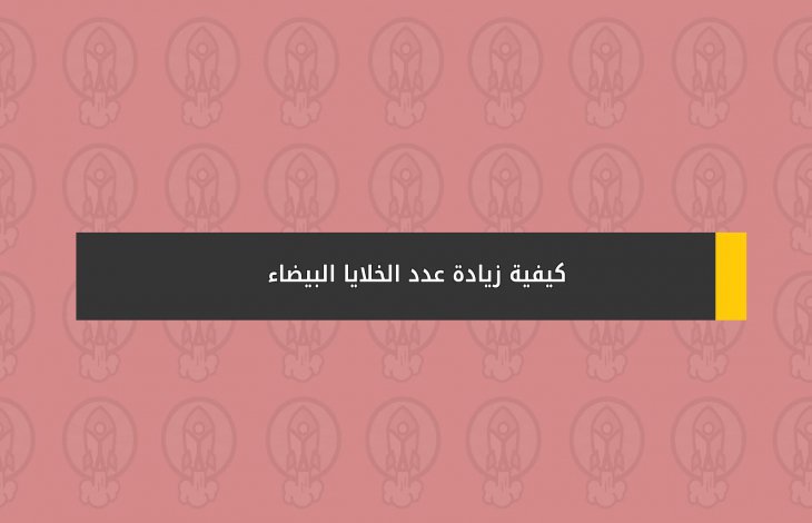 كيفية زيادة عدد الخلايا البيضاء